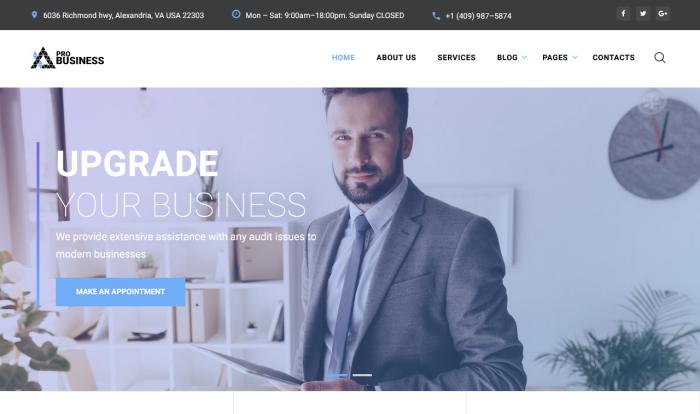 专业会计师事务所网站模板